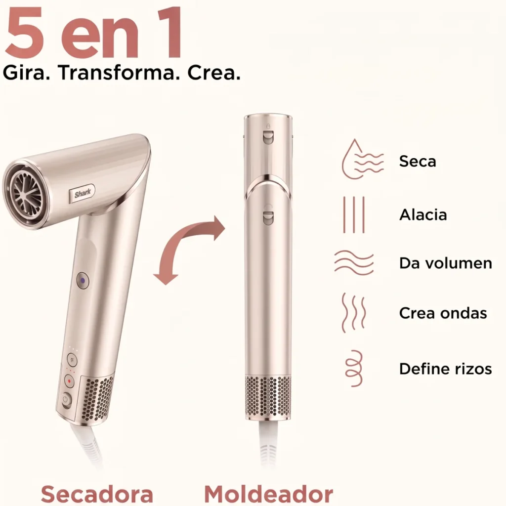 Moldeador FlexStyle™ 5 en 1 - Rizados y Chinos 110V, foto 2